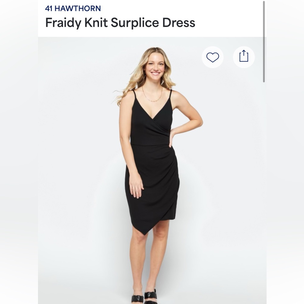 Chic Asymmetrical Black Dress